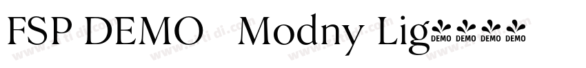 FSP DEMO   Modny Lig字体转换